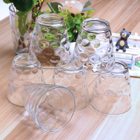 [六只装玻璃杯]无铅耐热杯子水杯套装啤酒杯果汁泡茶家用牛奶杯