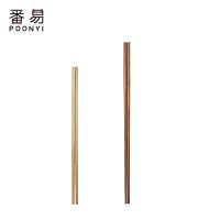 火锅筷子加长防滑耐用炸油条专用防烫煮面捞面木筷子防霉家用无漆B7|混搭2双 38cm铁木火锅筷