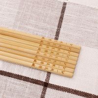 [5-40双竹筷]无漆无蜡天然中式家庭装竹筷家用筷子防滑套装餐具F0|一帆风顺无竹节 10双