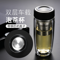 男女士创意双层鹅蛋杯高硼硅玻璃杯时尚大肚杯水晶礼品杯茶杯W0