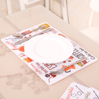 2个/4个餐桌垫隔热垫欧式隔热防水餐盘垫儿童餐桌礼仪训练垫餐垫|大餐垫茶具橙色 4个装