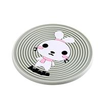 杯垫可爱卡通隔热垫子软硅胶桌子防护隔热垫子|抹茶绿1个