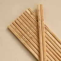 木筷子10双装家用鸡翅木红檀木高档家用原木竹筷子无漆无蜡防发|楠竹-雕刻24CM-节节高 10双家庭装(不送)