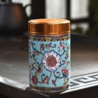 珐琅彩高档陶瓷牙签筒创意家用可爱饭店牙签盒家居饰品摆件收纳罐W2|牙签筒盖子无孔[天蓝]