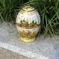 家用欧式牙签筒手压自动牙签桶餐厅茶几客厅创意牙签盒装饰摆件S5|平底塑料金白彩城堡