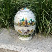 家用欧式牙签筒手压自动牙签桶餐厅茶几客厅创意牙签盒装饰摆件S5|平底塑料银白彩城堡