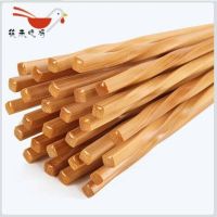 天然防霉防滑楠竹筷 环保无蜡竹筷子酒店家用10-40双餐具套装I8|麻花款-天然竹筷30双装