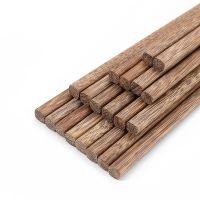 家用原木无漆无蜡饭店高档红檀木筷子鸡翅木筷子实木防霉木头筷子|鸡翅木筷子(大森林的味道) 5双礼盒装(体验装)