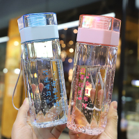 创意水杯夏天便携无毒耐高温简约随手杯清新学生男女泡茶塑料杯子