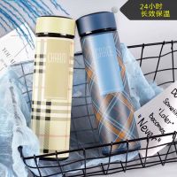 304不锈钢真空经典商务保温杯高档男女士泡茶杯商务杯学生直身杯