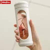 玻璃杯ins杯便携夏天玻璃泡花茶杯防摔随手杯男女简约T6