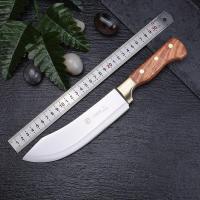 剔骨刀屠宰用刀剔肉刀锻打杀猪用刀羊分割刀尖割肉刀肉联厂专用D6|K6[送皮套]