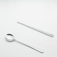 304西餐不锈钢北欧式如意餐具套装牛排刀叉勺筷子家用四件套|全银 刀勺筷叉四件套