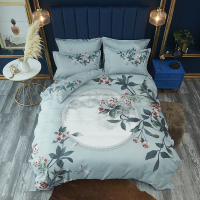 世泽轩家纺 秋冬加厚中国风大版花四件套