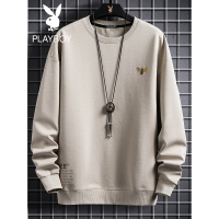 花花公子长袖T恤男士春秋季款卫衣潮流宽松百搭帅气小蜜蜂打底衫