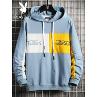 花花公子卫衣男春秋款男装2021年新款潮痞帅炸街上衣学生连帽外套