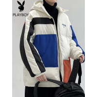 花花公子棉服男士秋冬加厚保暖冬季棉衣外套冬装2021新款宽松棉袄