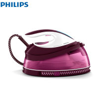 飞利浦 (Philips) 蒸汽电熨斗 智能增压平熨挂烫机二合一 手持迷你家用不粘底板 支持自动断电 GC7808/48