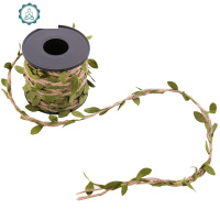 幼儿园教室布置吊饰麻绳绿叶藤条春季田园风环创布置材料空中吊饰 封后 红色蜡绳[10米/卷]