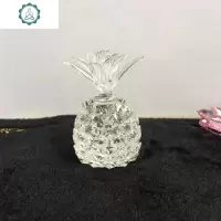 水晶客厅酒柜摆件结婚如意凤梨送礼家居创意装饰品礼品 封后 大号白色菠萝