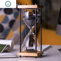 复古沙漏创意桌面摆件七夕生日沙漏计时器时间沙漏30分钟儿童 封后 Z土豪金[30分钟]礼盒