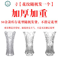 水养大号玻璃花瓶摆件家用客厅简约现代透明插花干花水培富贵竹瓶 封后 35精品藤编[一级品加厚版]