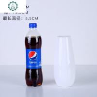 田园小花瓶摆件客厅北欧白瓷ins风干花插花水培陶瓷蓝色白色瓷器 封后 商品:白色
