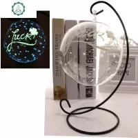 99只千纸鹤成品520颗星星折纸成品支架许愿瓶玻璃夜光生日女 封后 一个LUCK图案玻璃瓶含铁架许愿瓶/幸运星瓶