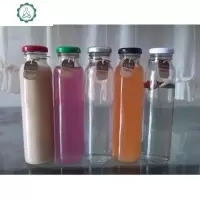 350500ml冷泡茶果汁瓶奶茶瓶直筒瓶漂流瓶创意许愿木塞玻璃瓶 封后 350ml.5只圆瓶4只方瓶送吊牌绳子