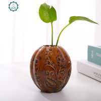 陶瓷小花瓶干花装饰摆件家居饰品北欧简约电视柜插花创意客厅摆设 封后 杏漫瞳央