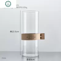 北欧简约ins文艺小清新创意卧室透明玻璃插花向日葵花瓶装饰摆件 封后 仿真向日葵-桔色