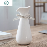 欧式满天星干花插花花瓶小清新家居客厅电视柜简约文艺陶瓷装饰品 封后 之南两件套