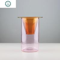 花柒 漩涡瓶 VORTEX VASE 彩色玻璃 花瓶花器 封后 晶粉+湖绿