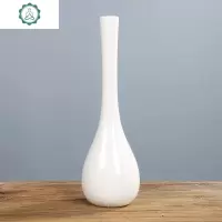 白瓷玉净瓶观音瓶小号插花长颈青瓷陶瓷摆件供佛禅意净水花瓶佛前 封后 观音瓶-青瓷