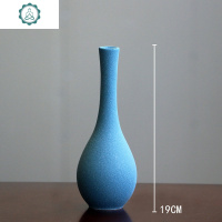 欧式磨砂陶瓷花瓶摆件小清新家居饰品餐桌客厅插花装饰假花花器 封后 萨曼莎玫瑰白色 中等