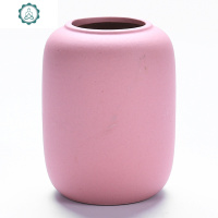 陶瓷创意小花瓶现代简约客厅家居桌面摆件小号插花莫兰迪色装饰 封后 XD-素烧花插-A06