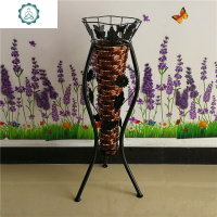 欧式藤编花瓶干花插花落地花瓶花器客厅大堂玄关落地装饰花艺摆件 封后 杏白色D10白色