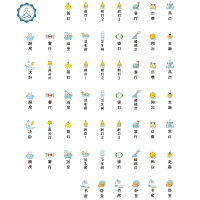 家用标识标签指示标示贴字插座灯开关面板提示贴纸墙贴装饰保护套 封后 新开关提示贴(一套144个)开关贴