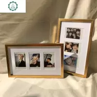 拍立得三寸3寸小卡ins照片相框画框摆台三连 封后