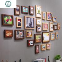 北欧简约装饰客厅照片墙 相框墙创意欧式相框挂墙组合相片墙 封后 26框黑白城市记忆