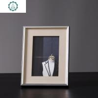 现代简约创意银白色相框摆台6寸7寸10寸欧式家居装饰桌面画框摆件 封后 6寸 105银白相框