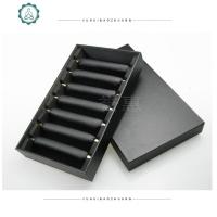 戒指棒珠宝戒指首饰盒 带盖任取戒指展示盒 饰品盒 封后 黑色荔枝纹戒指收纳盒饰品盒