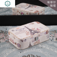 大号单层首饰盒公主欧式手饰品盒韩国项链耳钉戒指耳坠首饰收纳盒 封后 挎包女孩饰品盒