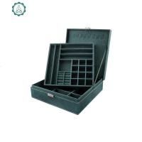 复古风首饰收纳盒韩国耳环项链饰品整理归类分格便携式首饰盒 封后饰品盒