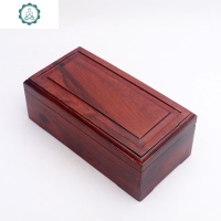 越南酸枝首饰盒红木中式复古收纳盒 实木开盖饰品盒 红木珠宝盒子 封后 酸枝首饰盒素面饰品盒