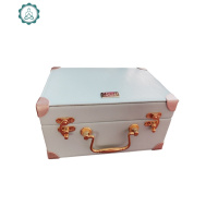 公主欧式首饰盒珠宝盒婚庆饰品盒手饰品收纳盒箱送木盒戒指盒 封后 月光宝盒(粉色)(直径21厘米)饰品盒