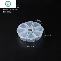 亚克力塑料盒子小格子分格装珠子的饰品首饰diy配件透明收纳盒 封后 1192-2饰品盒