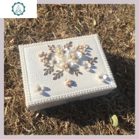 创意礼品田园风首饰盒简约小清新饰品整理收纳盒箱子皮革多层带锁 封后 大红星愿(挂钩款)饰品盒