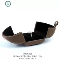 双开首饰盒戒指盒饰品包装盒手镯手链项链首饰包装盒子盒 封后 粉色大套装盒[4件套]饰品盒