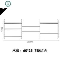 北欧墙上书架置物架一字隔板铁艺置物架壁挂卧室墙壁装饰简约层架 封后 木板:其他颜色选择定制装饰架/装饰隔板